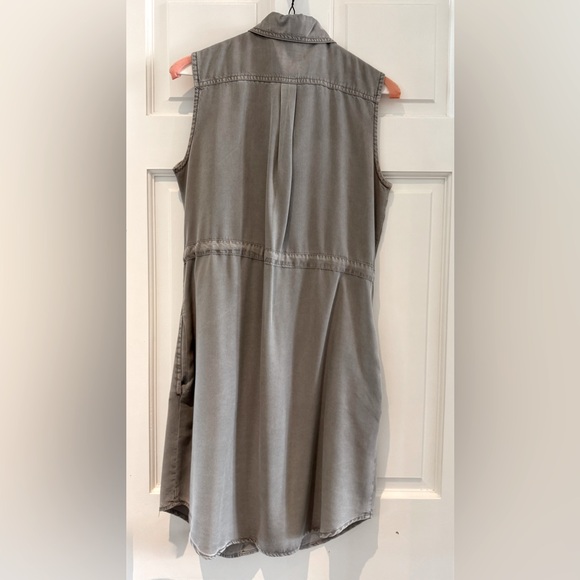 MAX JEANS Olive Green Shirt Dress – XS – 100% Tencel - Picture 4 of 16